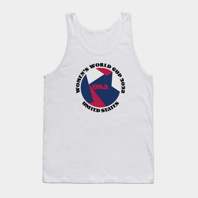 USA Soccer Women's World Cup 2023 Tank Top by Designedby-E